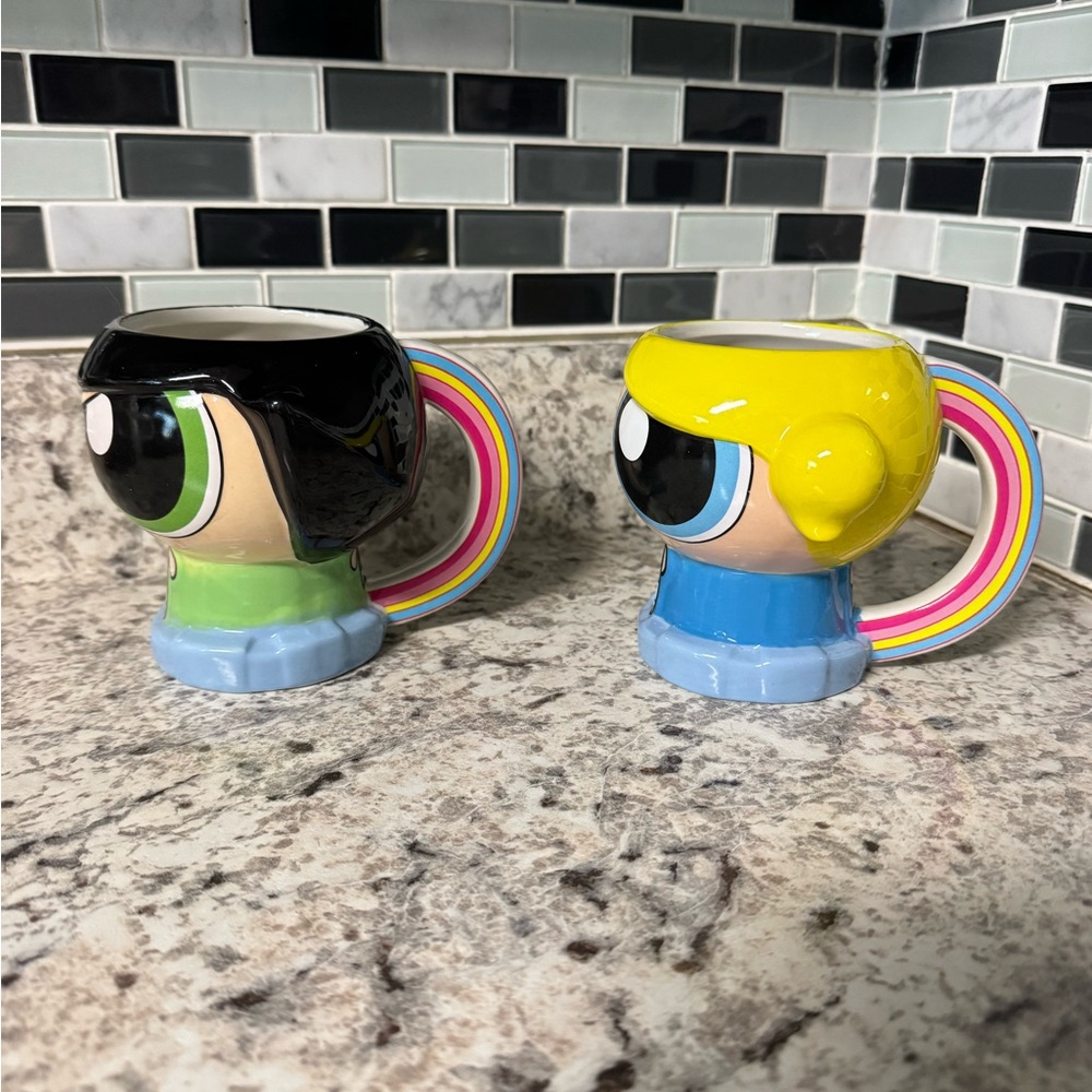 Powerpuff Girls Ceramic Mugs Set of Two - Picture 2 of 5